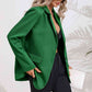 Lapel Collar Long Sleeve Blazer