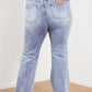 RISEN Valerie Full Size Crossover Flared Jeans