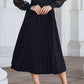 Pleated Midi Skirt