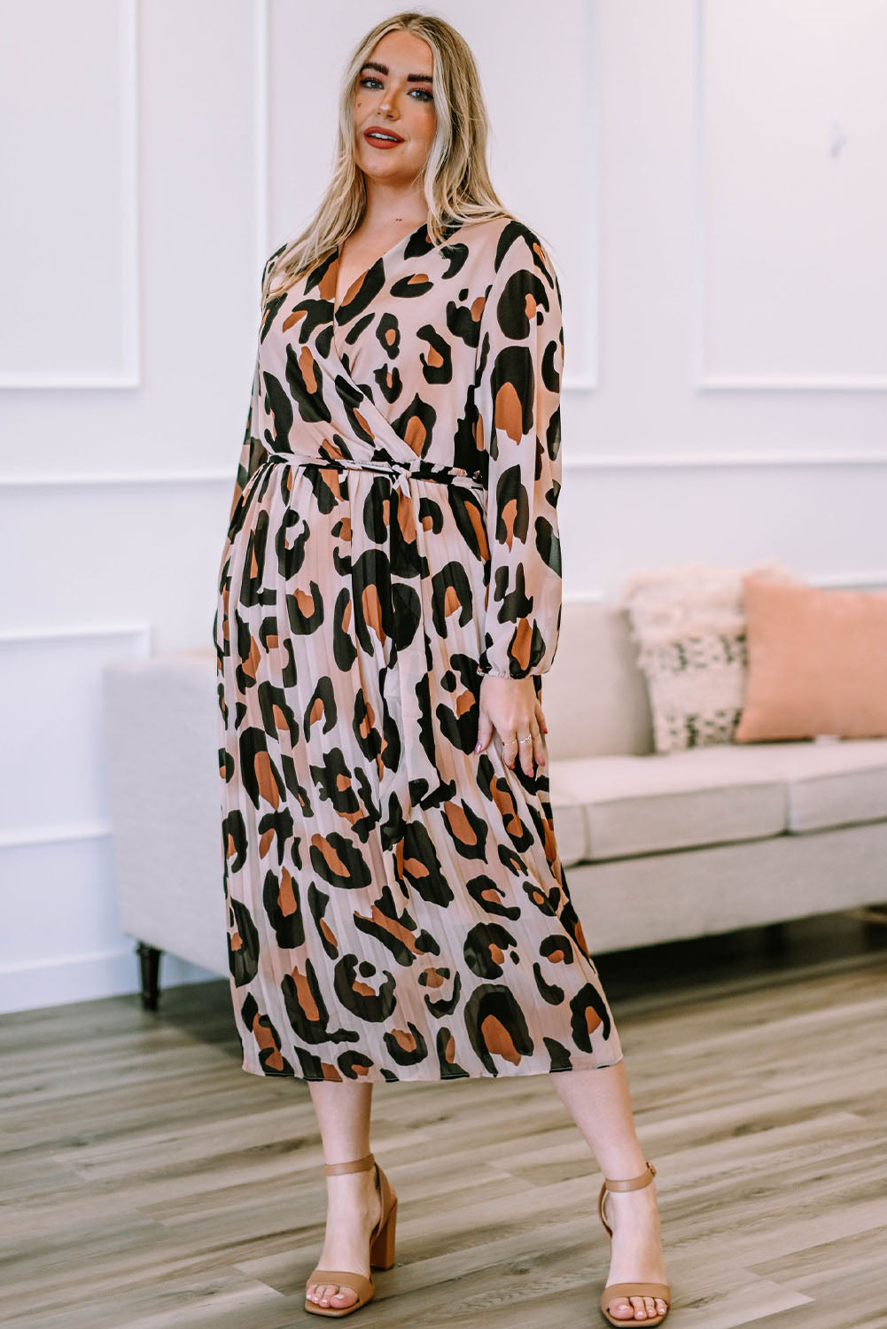 Ramona Leopard Print Dress