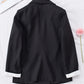 Double-Breasted Blazer with Pockets