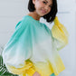 Zenana Hello Summer Full Size Run Ombre Cropped Sweatshirt