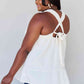 HEYSON Good Attitude Full Size Back Tie Detail Ruffle Tunic Top