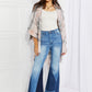 Leto Punch of Plaid Lightweight Poncho