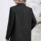 Lapel Collar Long Sleeve Blazer