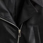 Zip Up Collared Neck Cropped Jacket