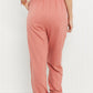Zenana Full Size Drawstring Waist Joggers in Ash Rose