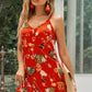 Buttoned Spaghetti Strap Dress