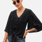 Button Tie Top