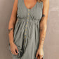 Sleeveless Button Down Mini Magic Dress
