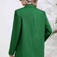 Lapel Collar Long Sleeve Blazer