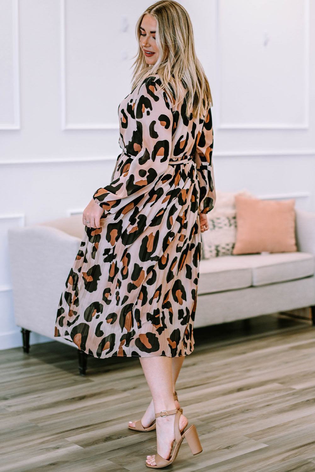 Ramona Leopard Print Dress