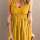 Sleeveless Button Down Mini Magic Dress
