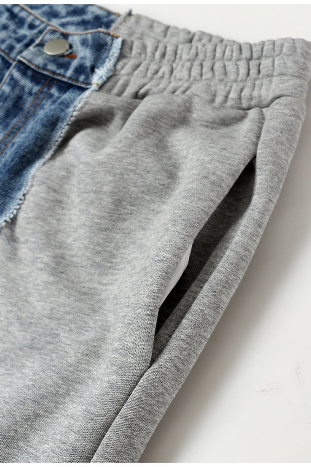 Two-Tone Denim Lounge Pants