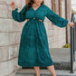 Leopard Cutout Midi Dress