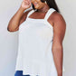 HEYSON Good Attitude Full Size Back Tie Detail Ruffle Tunic Top