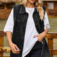 Button Down Denim Vest
