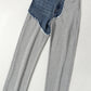 Two-Tone Denim Lounge Pants