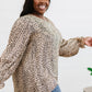 Oakley Printed Pleated Blouse