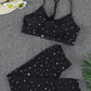 Star Print Sports Bra and Leggings Set