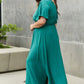 ODDI Full Size Woven Wrap Maxi Dress