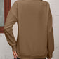 Zip-Up Dropped Shoulder Sweatshirt