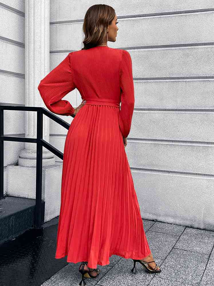 Pleasing Pleated Maxi Dress