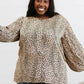 Oakley Printed Pleated Blouse