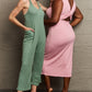 HEYSON Don't Get It Twisted Full Size Rib Knit Jumpsuit