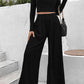 Maya Lily Top and Wide-Leg Pants Set