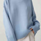 Turtle Neck Dropped Shoulder Sweater