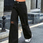 Distressed Wide Leg Jeans