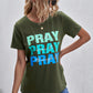 Pray Print T-Shirt