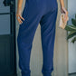 Smocked Waist Joggers with Pockets