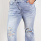 RISEN Valerie Full Size Crossover Flared Jeans