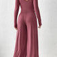 Maya Lily Top and Wide-Leg Pants Set