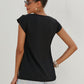 Printed Neck Shift Blouse