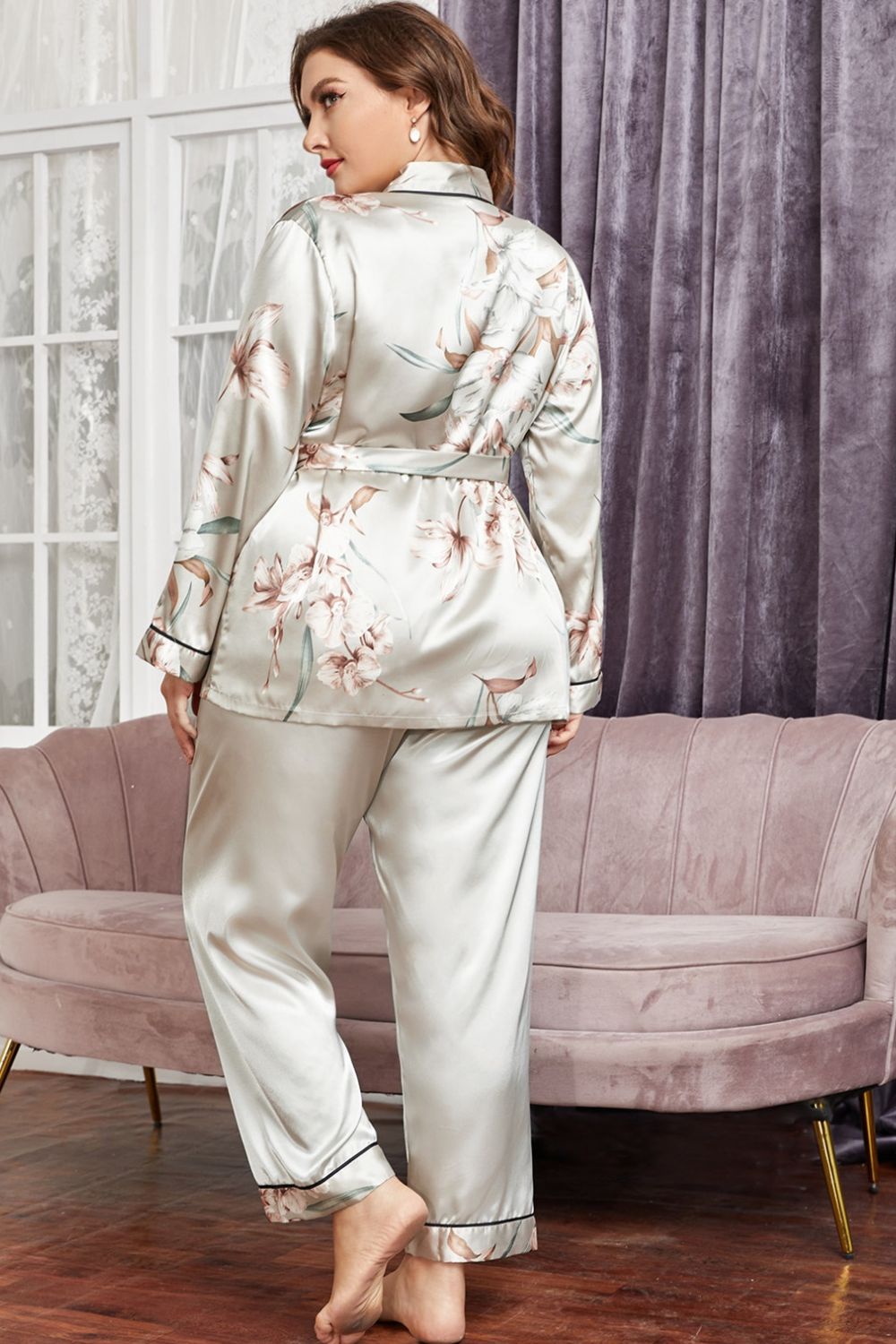 Ming Robe & Pant Pajama Set