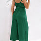 Jade Belted Split Pleated Jumpsuit