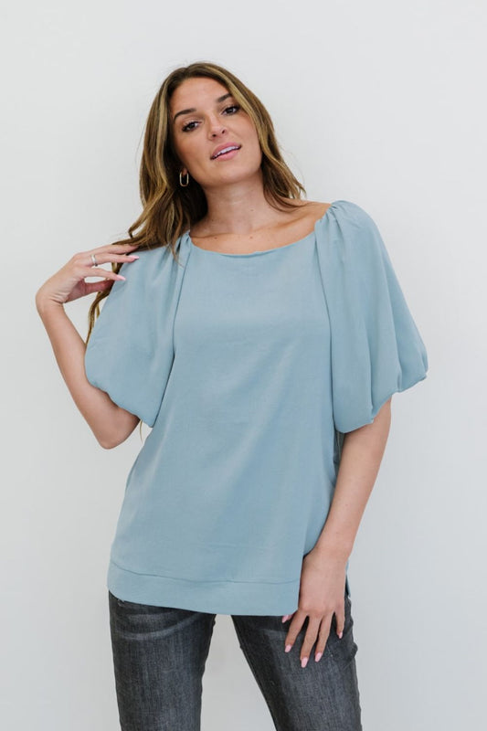 Sweet Bliss Puff Sleeve Blouse