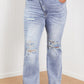 RISEN Valerie Full Size Crossover Flared Jeans