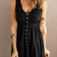 Sleeveless Button Down Mini Magic Dress