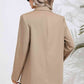 Lapel Collar Long Sleeve Blazer