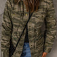 Camouflage Snap Down Jacket