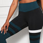 Striped Sports Bra and High Waisted Yoga Leggings Set