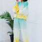 Zenana Hello Summer Full Size Run Ombre Cropped Sweatshirt