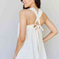 HEYSON Good Attitude Full Size Back Tie Detail Ruffle Tunic Top