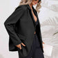 Lapel Collar Long Sleeve Blazer