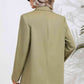 Lapel Collar Long Sleeve Blazer