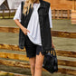 Button Down Denim Vest